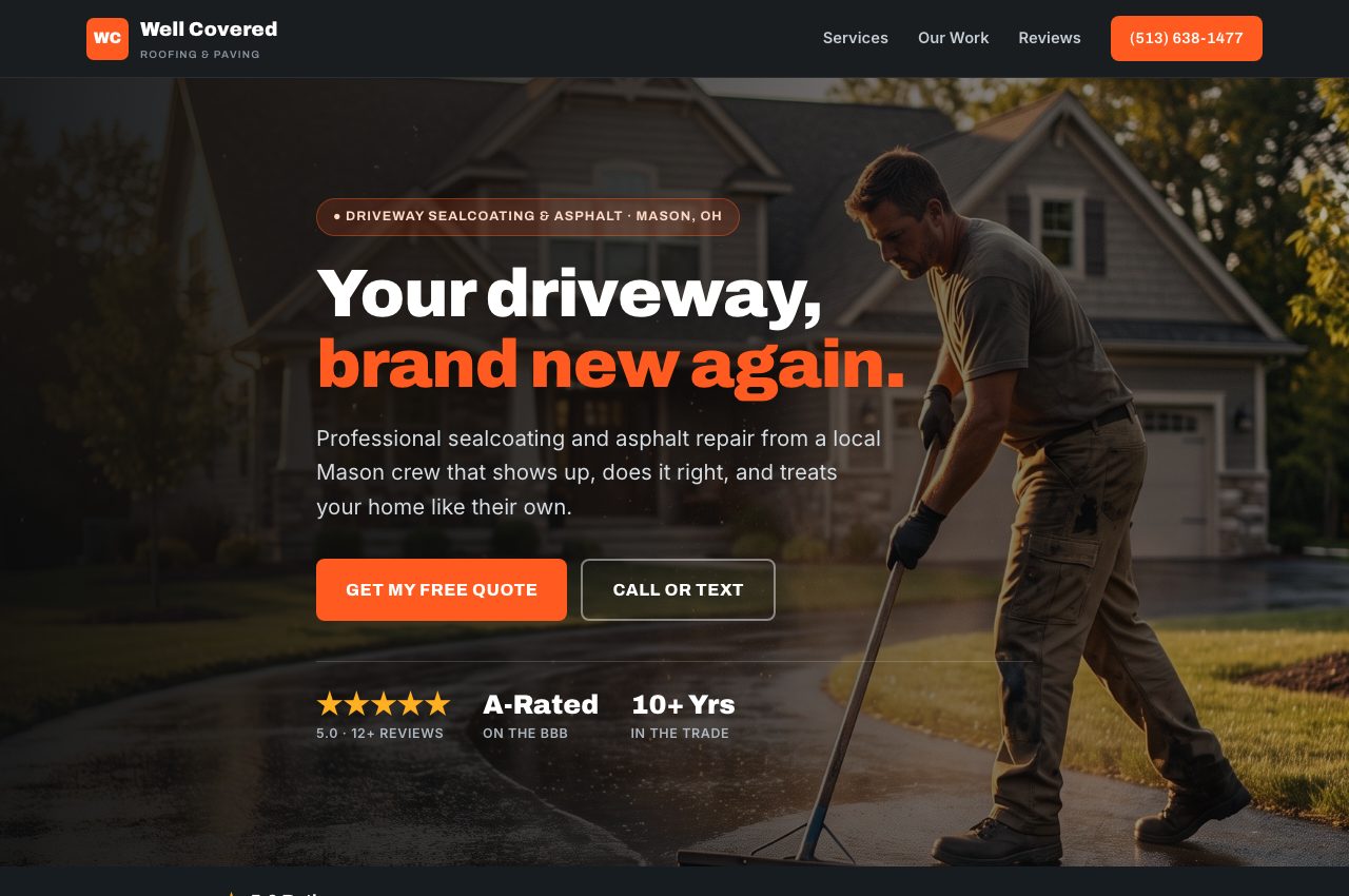 Well Covered Paving website